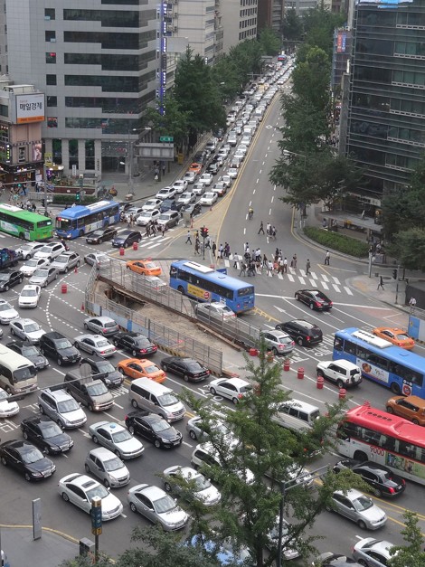 traffic in Seoul