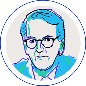 Illustration of Ivo Daalder's headshot