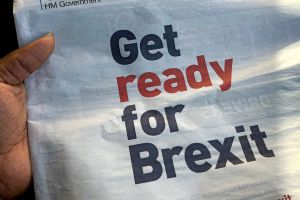 Front page of the Metro UK newspaper about Brexit