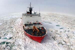 Ship in the Arctic  