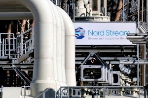 Pipes at the landfall facilities of the Nord Stream 1 gas pipeline