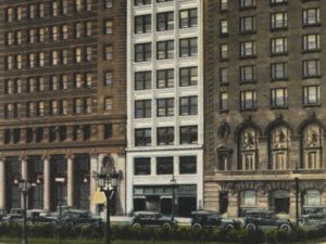 An illustration of 116 S. Michigan Avenue.