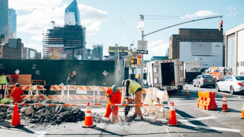 City under construction