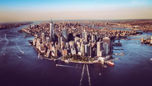 View of downtown Manhattan, New York City