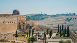 View of the Western Wall, Jerusalem.