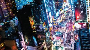 New York City's Times Square. 