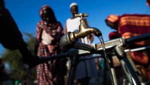 A tap at a water access point