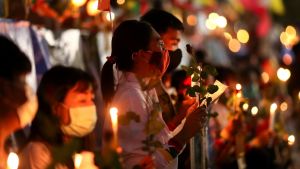 Mourners honor those who have died protesting the coup 