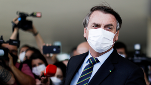 President Bolsonaro speaks to reporters