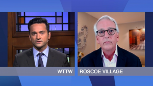 Ivo Daalder with Paris Schultz on WTTW Tonight screen shot