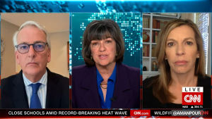 Screenshot of Ivo Daalder on CNN with Amanpour.