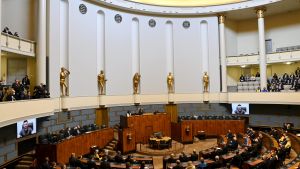 Ukrainian President addresses the Finnish Parliament