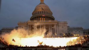 protesters gather around the US Capitol 