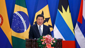 Chinese President Xi Jinping speaks at the opening ceremony of China-CELAC in Beijing in 2015.