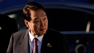 South Korea's President Yoon Suk-yeol attends a NATO summit in Madrid, Spain