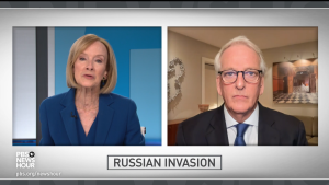 Screenshot of Ivo and Judy Woodruff