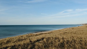 Great Lakes shoreline.