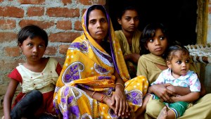 Shyamakali and her children.