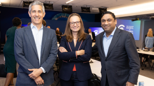 Mark Williams, Council President Sarah Gilbert, and Raj K. Fernando.