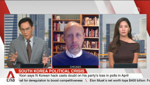 Karl Friedhoff appears on CNA